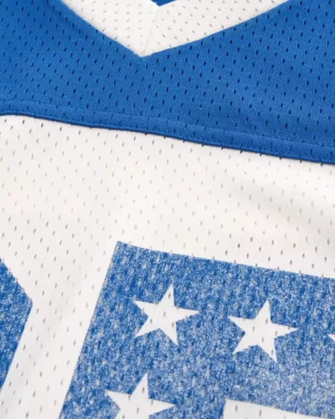 Maglia con grafica a numeri squadrati
