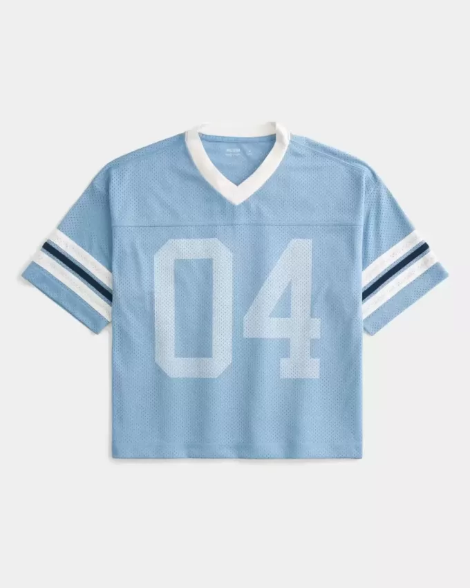 Maglia con grafica a numeri squadrati