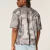 Maglia con grafica Dodge Boxy Crop Camo