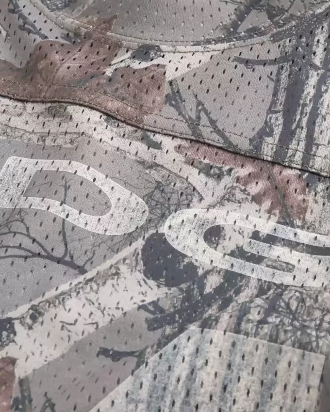 Maglia con grafica Dodge Boxy Crop Camo