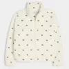 Maglia con zip ricamata in sherpa Gilly Hicks
