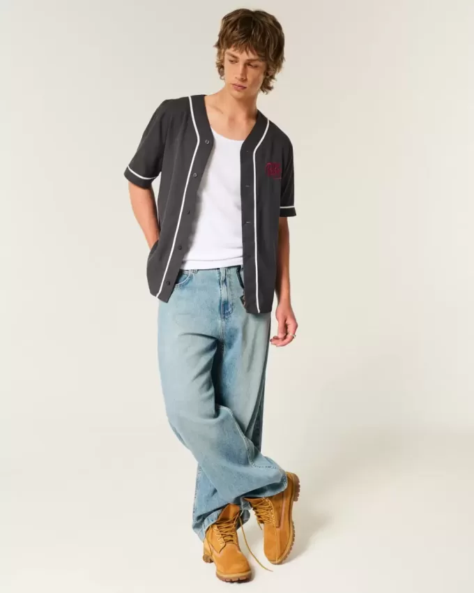 Maglia da baseball con grafica Dr Pepper squadrata
