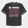 Maglia da baseball con grafica Dr Pepper squadrata