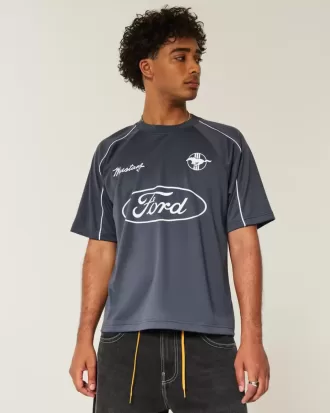 Maglia da calcio con grafica Ford Mustang squadrata
