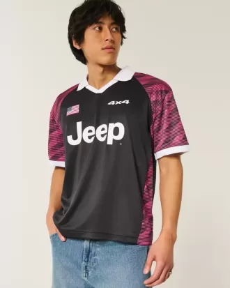 Maglia grafica Jeep squadrata
