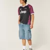 Maglia grafica Jeep squadrata Maglia grafica Jeep squadrata