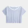 Maglia grafica oversize con spalle scoperte