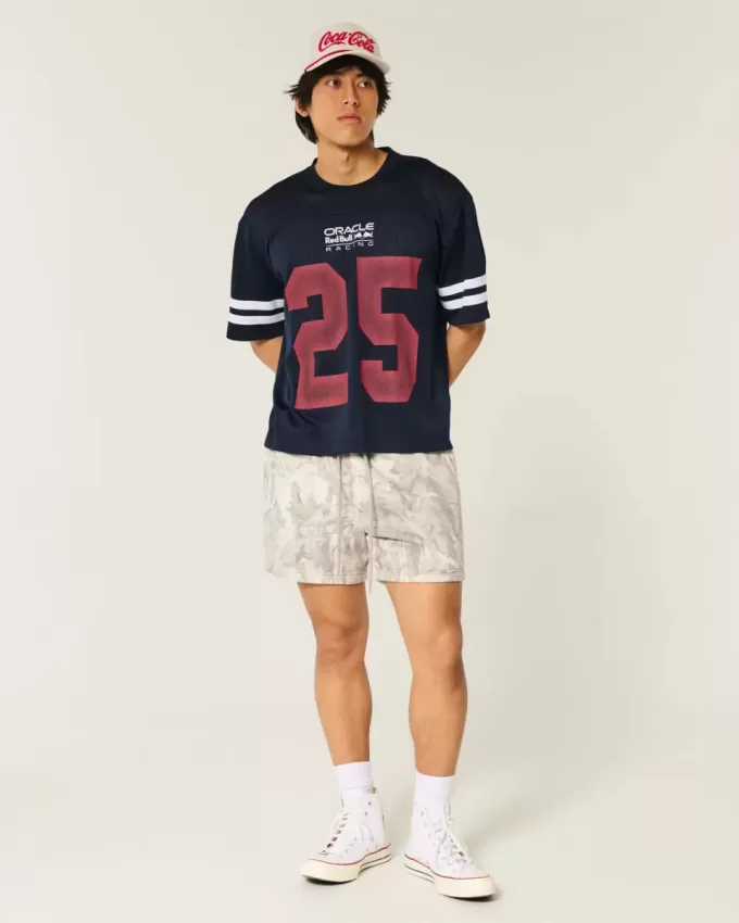 Maglia grafica Red Bull Racing Oracle Boxy Crop