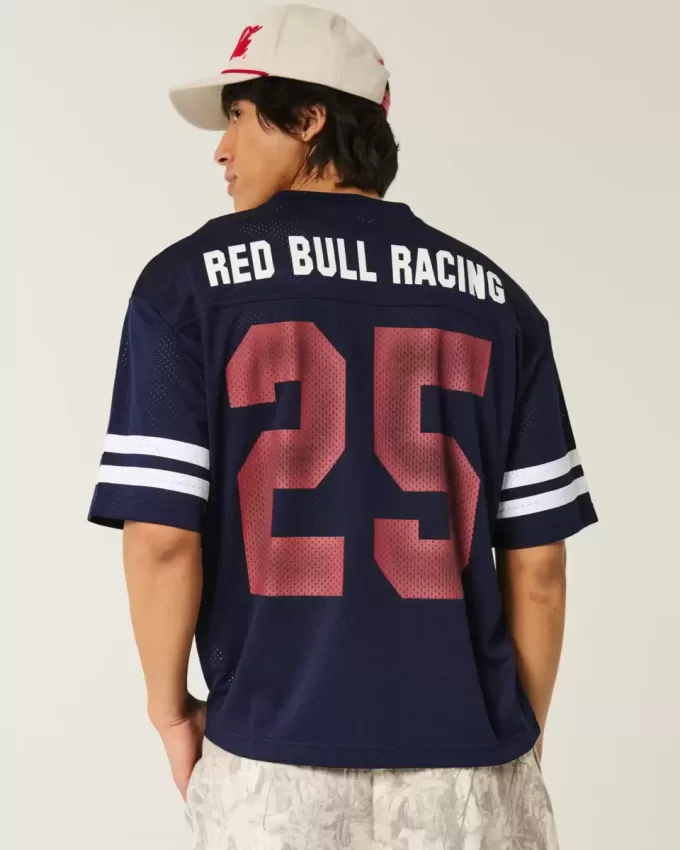Maglia grafica Red Bull Racing Oracle Boxy Crop