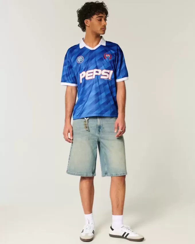 Maglia grafica squadrata della Pepsi