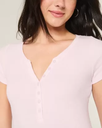 Maglia Henley a maniche corte