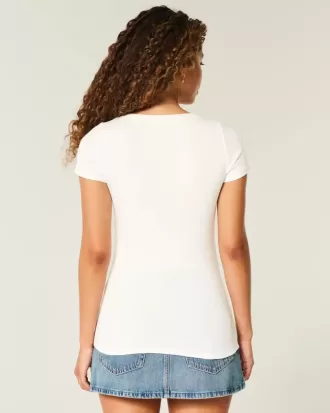 Maglia Henley a maniche corte