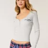Maglia Henley con grafica Los Angeles a coste
