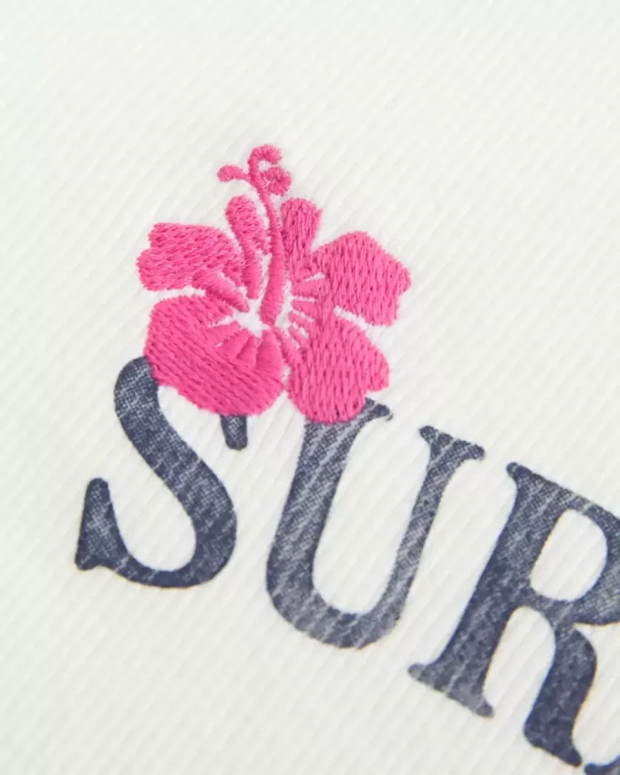 Maglietta da neonato con grafica Surf Club a coste