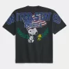 Maglietta grafica Boxy Snoopy USA
