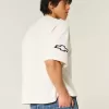 Maglietta grafica Chevrolet Baggy Heavyweight Crop