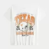 Maglietta grafica con spalle scoperte della University of Texas at Austin Longhorns
