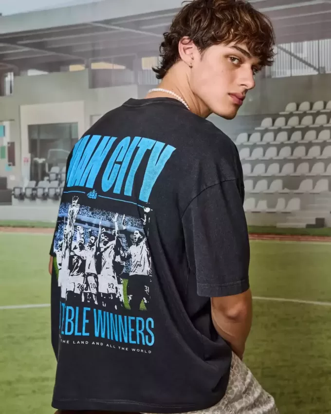 Maglietta grafica del Manchester City
