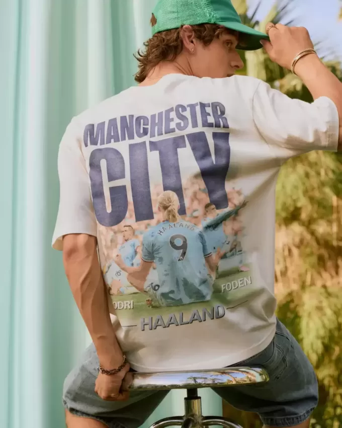 Maglietta grafica del Manchester City F.C.