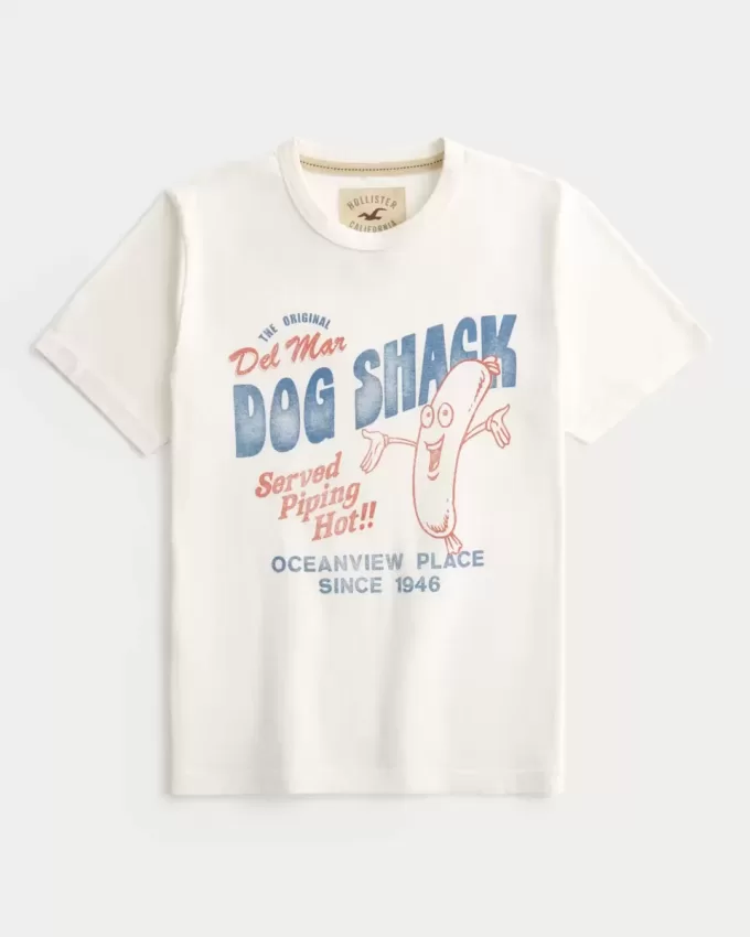 Maglietta grafica Del Mar Dog Shack