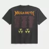 Maglietta grafica del tour dei Megadeth Boxy