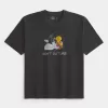 Maglietta grafica Looney Tunes pesante e squadrata