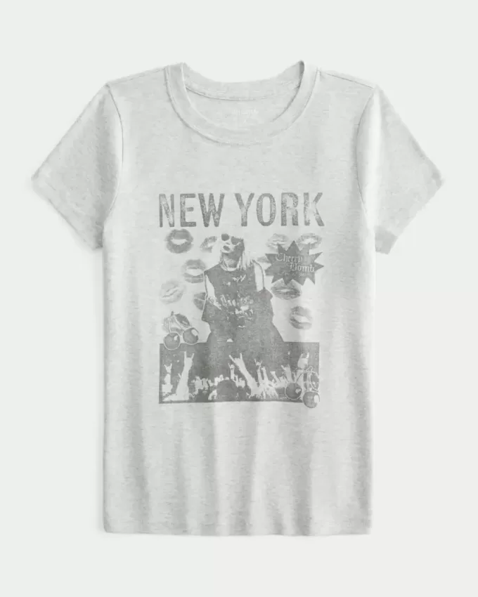Maglietta grafica per neonati New York