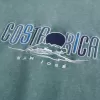 Maglietta grafica pesante e squadrata Costa Rica