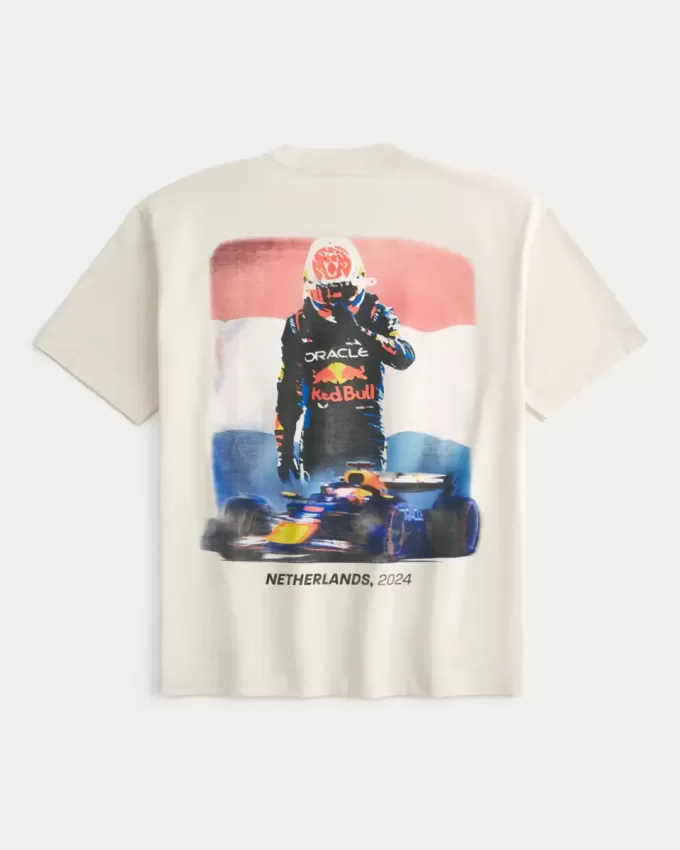 Maglietta grafica Red Bull Racing Oracle Heavyweight Boxy