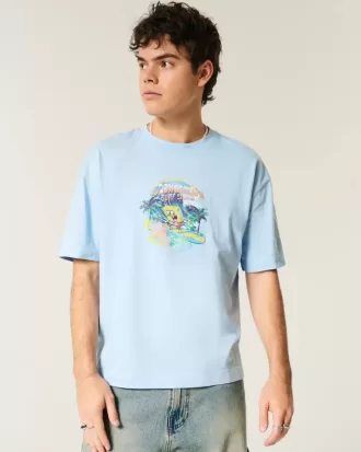 Maglietta grafica SpongeBob SquarePants con taglio squadrato