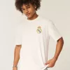 Maglietta grafica squadrata del Real Madrid CF