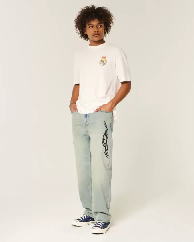 Maglietta grafica squadrata del Real Madrid CF