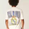 Maglietta grafica squadrata del Real Madrid CF