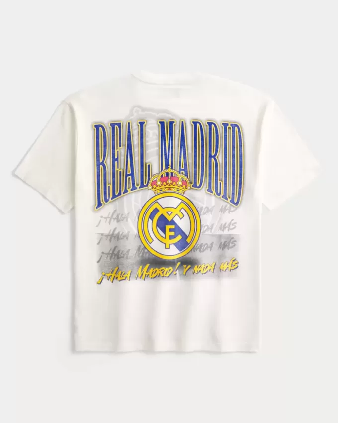 Maglietta grafica squadrata del Real Madrid CF