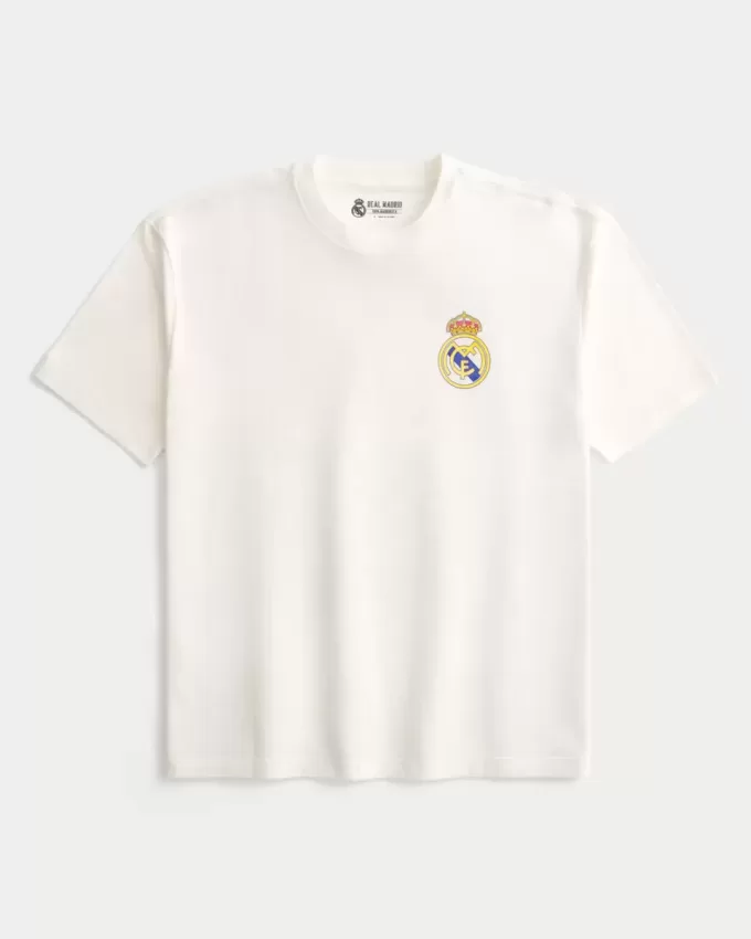 Maglietta grafica squadrata del Real Madrid CF