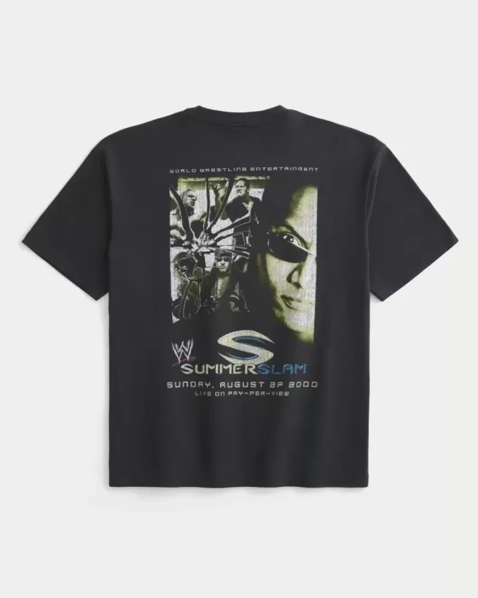 Maglietta grafica squadrata WWE SummerSlam