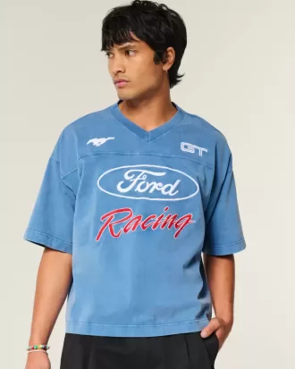 Maglietta larga e pesante con grafica Ford
