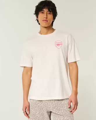 Maglietta oversize con grafica Arsenal