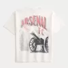 Maglietta oversize con grafica Arsenal
