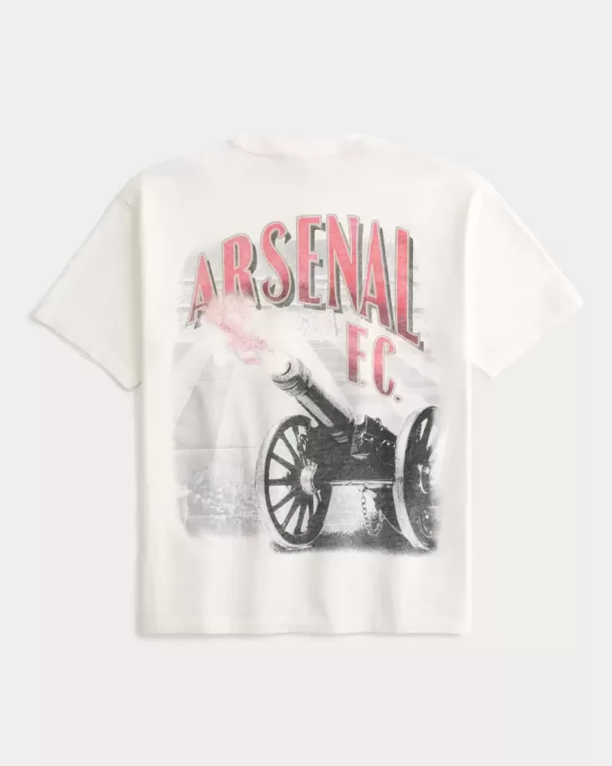Maglietta oversize con grafica Arsenal