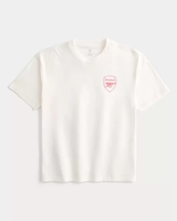 Maglietta oversize con grafica Arsenal