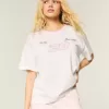 Maglietta oversize con grafica Brooklyn Speedway