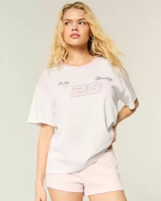 Maglietta oversize con grafica Brooklyn Speedway
