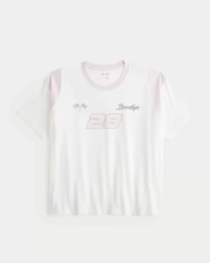 Maglietta oversize con grafica Brooklyn Speedway