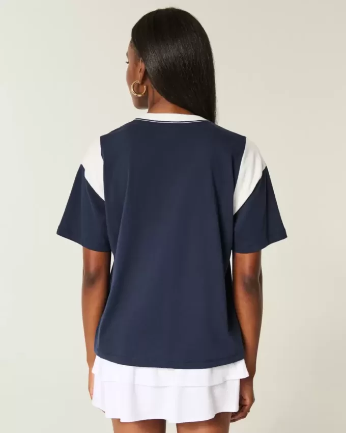 Maglietta oversize con grafica Miami