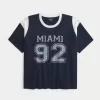 Maglietta oversize con grafica Miami