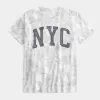 Maglietta oversize con grafica mimetica NYC