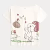 Maglietta oversize con stampa Snoopy e spalle scoperte