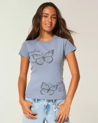 Maglietta per neonati con grafica London Butterfly