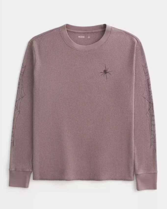 Maglietta termica con grafica Spider
